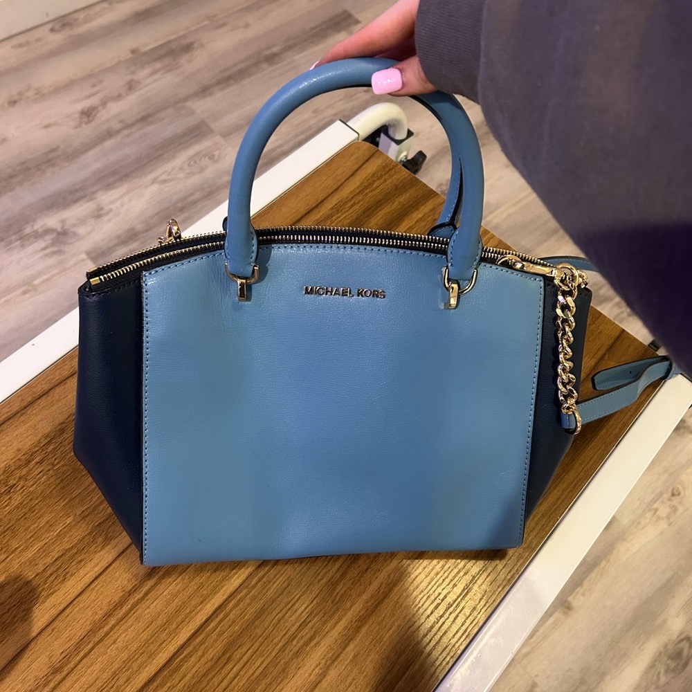 Michael Kors Blue Handbag